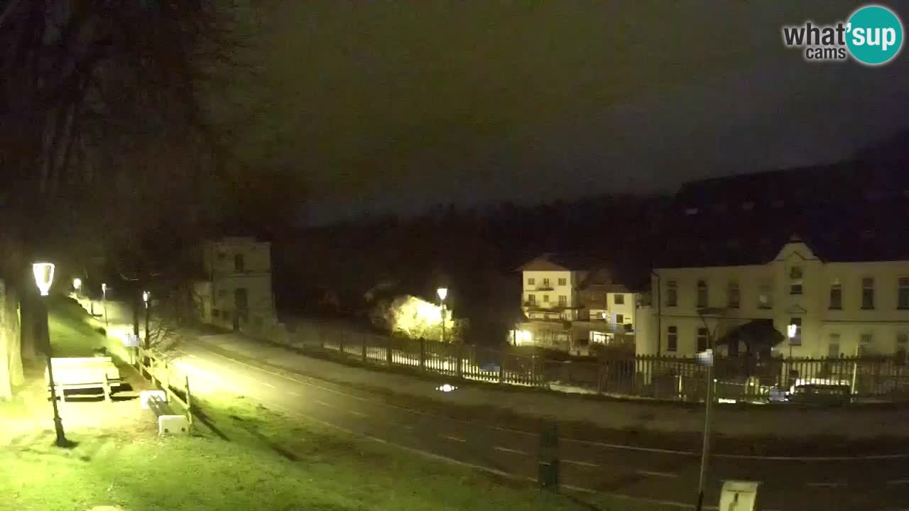 Tarvis webcam – Radweg und Mangart