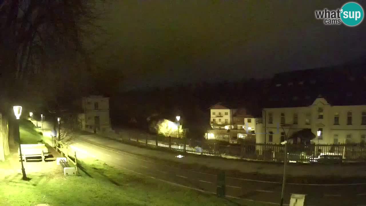 Tarvis webcam – Radweg und Mangart