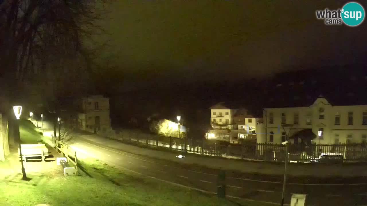 Tarvis webcam – Radweg und Mangart