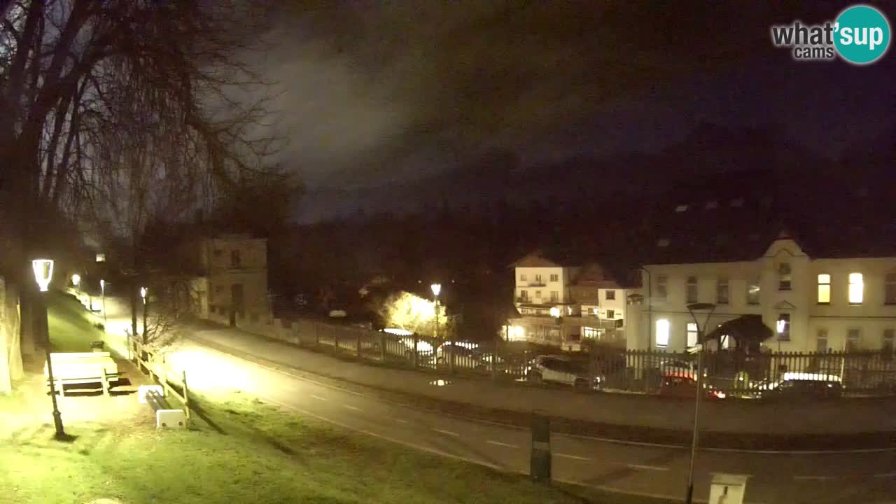 Tarvis webcam – Radweg und Mangart