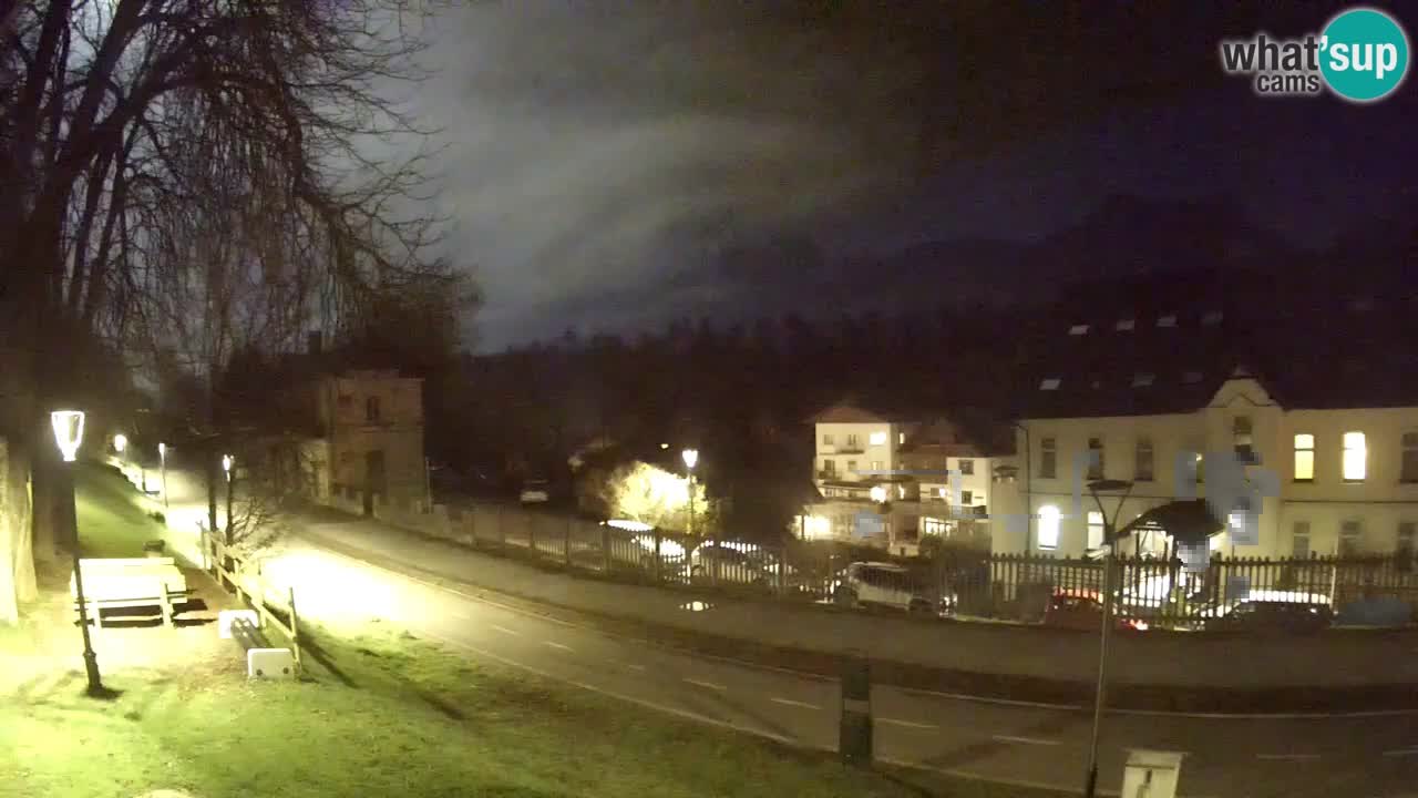 Tarvisio Live webcam – pista ciclabile e il gruppo del Mangart