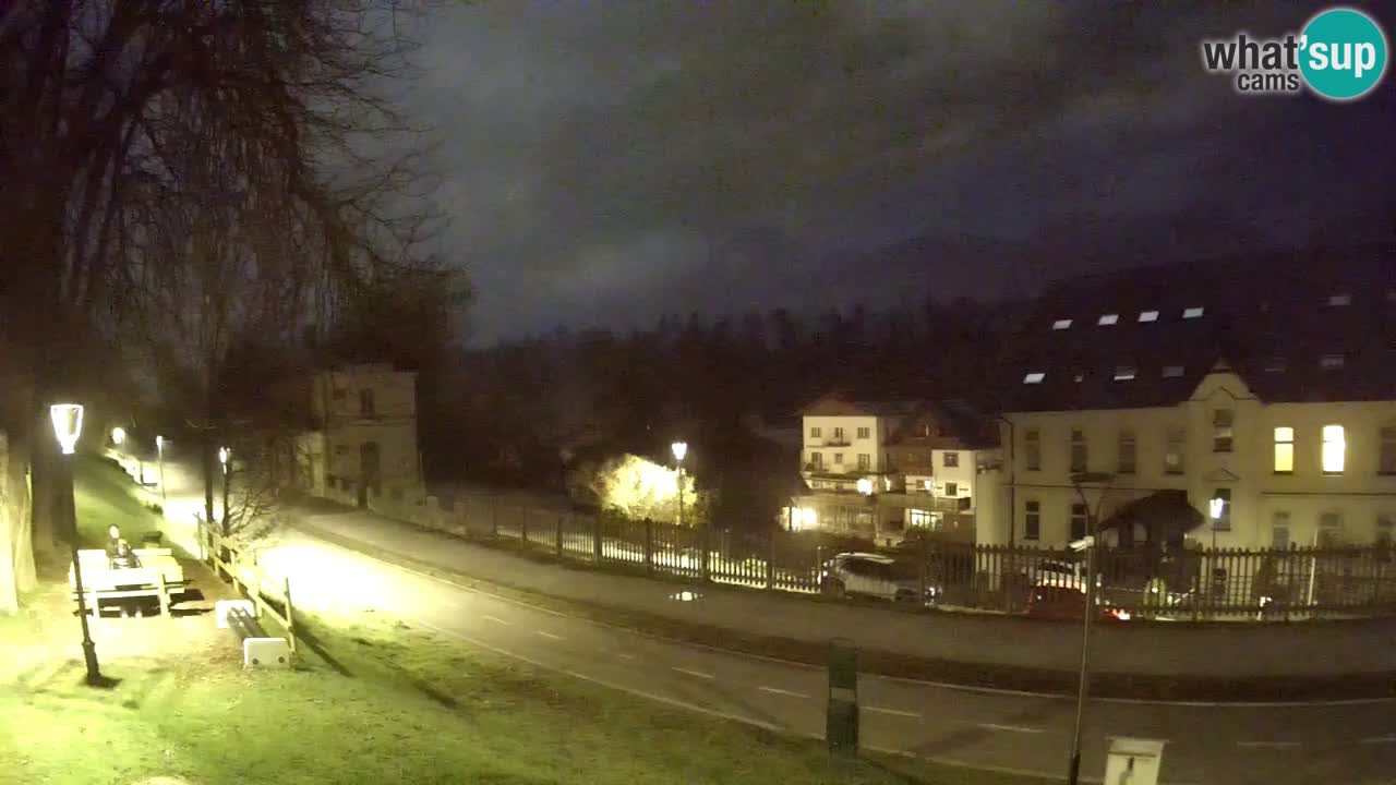 Tarvis webcam – Radweg und Mangart