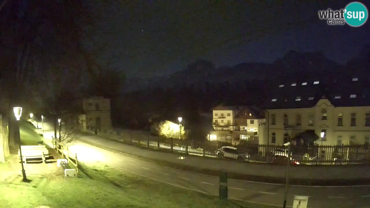 Tarvisio Live webcam – pista ciclabile e il gruppo del Mangart