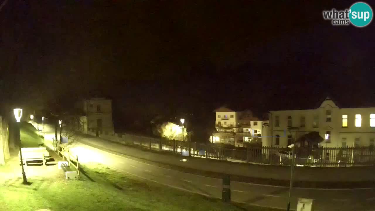 Tarvisio Live webcam – pista ciclabile e il gruppo del Mangart