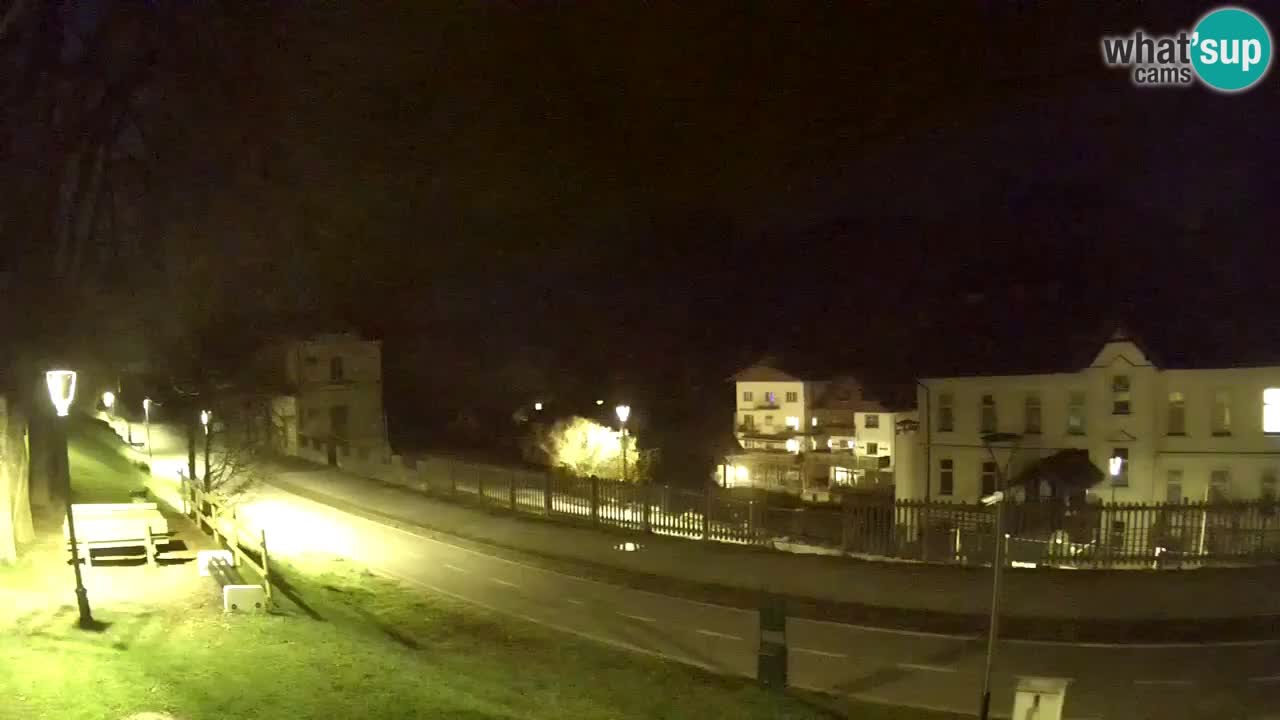 Tarvisio Live webcam – pista ciclabile e il gruppo del Mangart