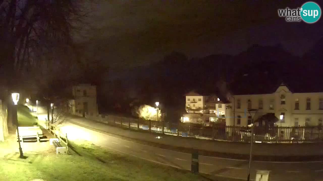 Tarvisio webcam – Bicycle lane and Mangart mountain