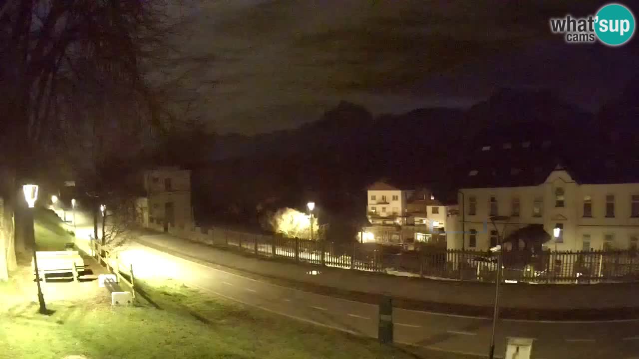 Tarvis webcam – Radweg und Mangart