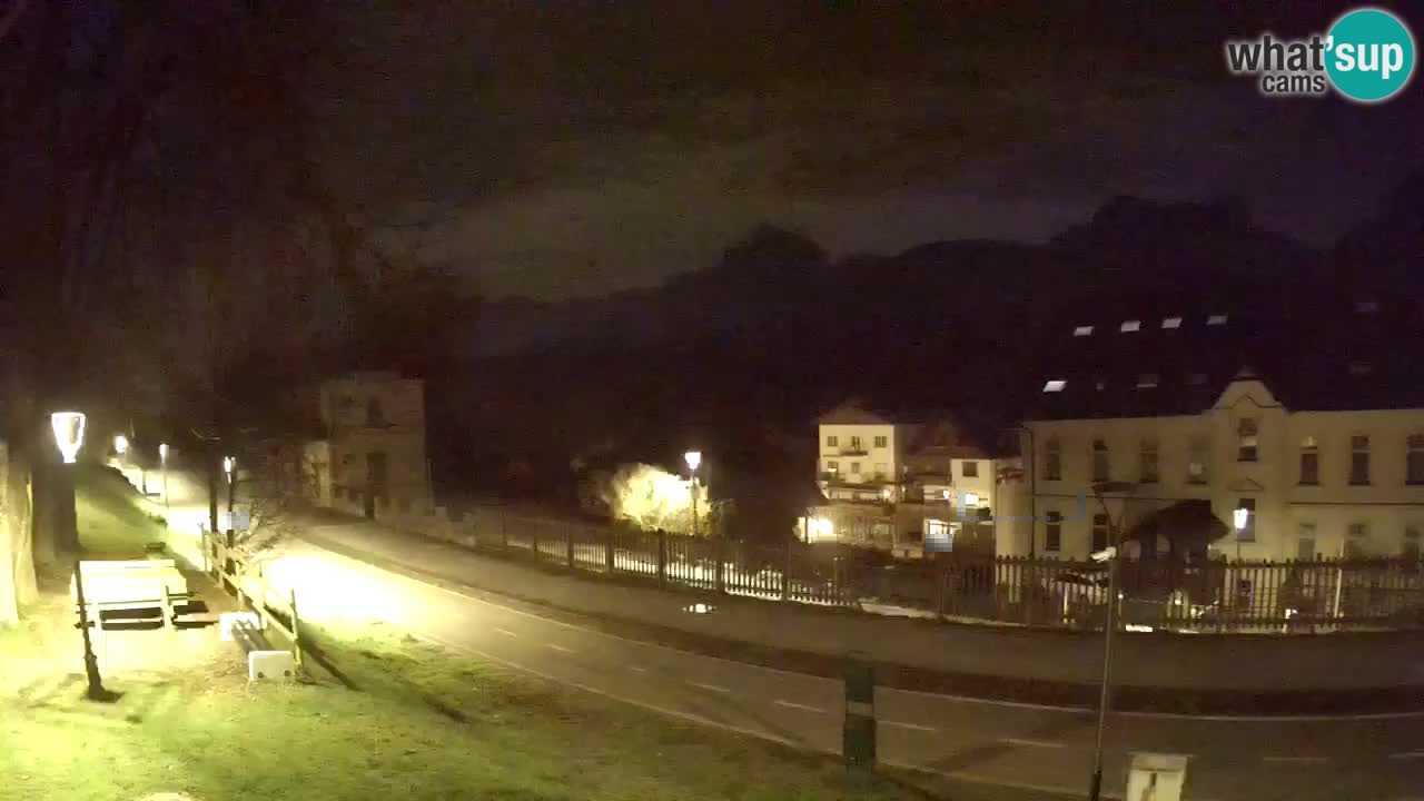 Tarvisio Live webcam – pista ciclabile e il gruppo del Mangart