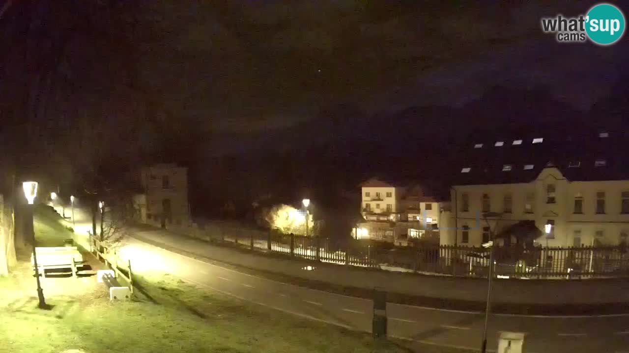 Tarvis webcam – Radweg und Mangart