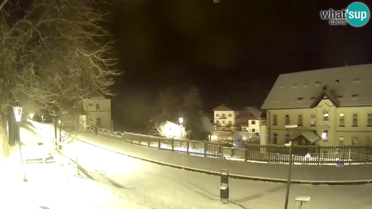 Tarvis webcam – Radweg und Mangart