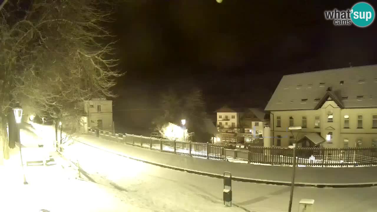 Tarvisio Live webcam – pista ciclabile e il gruppo del Mangart