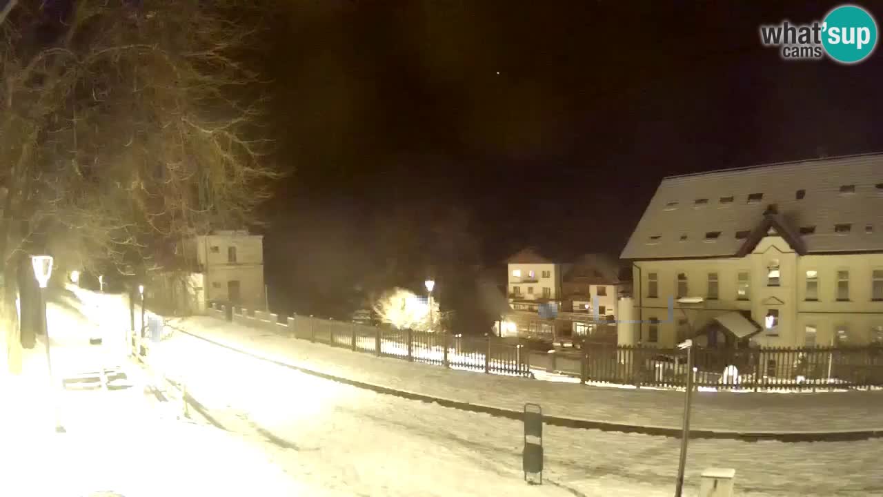 Tarvis webcam – Radweg und Mangart