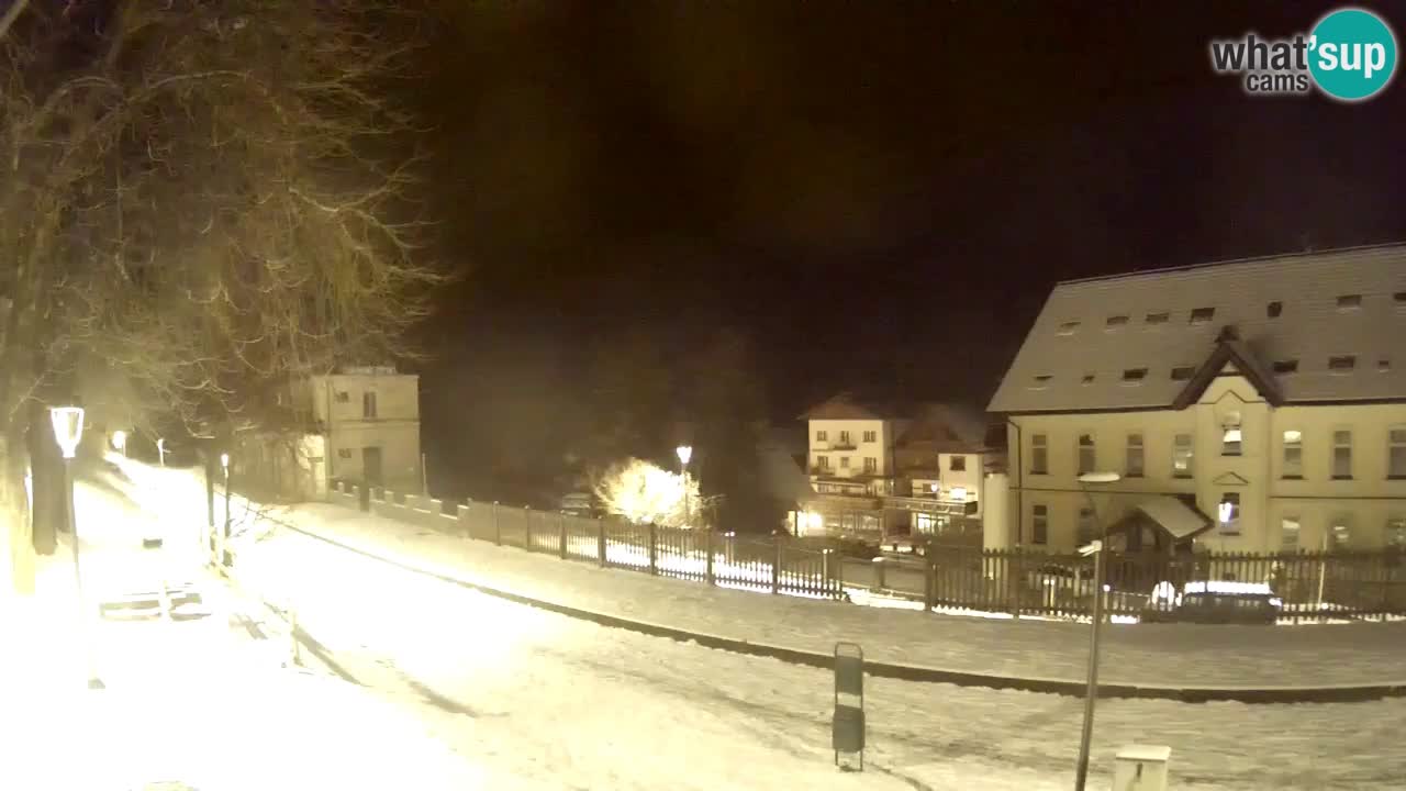 Tarvisio Live webcam – pista ciclabile e il gruppo del Mangart