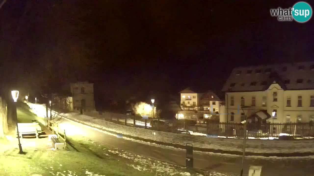 Tarvis webcam – Radweg und Mangart