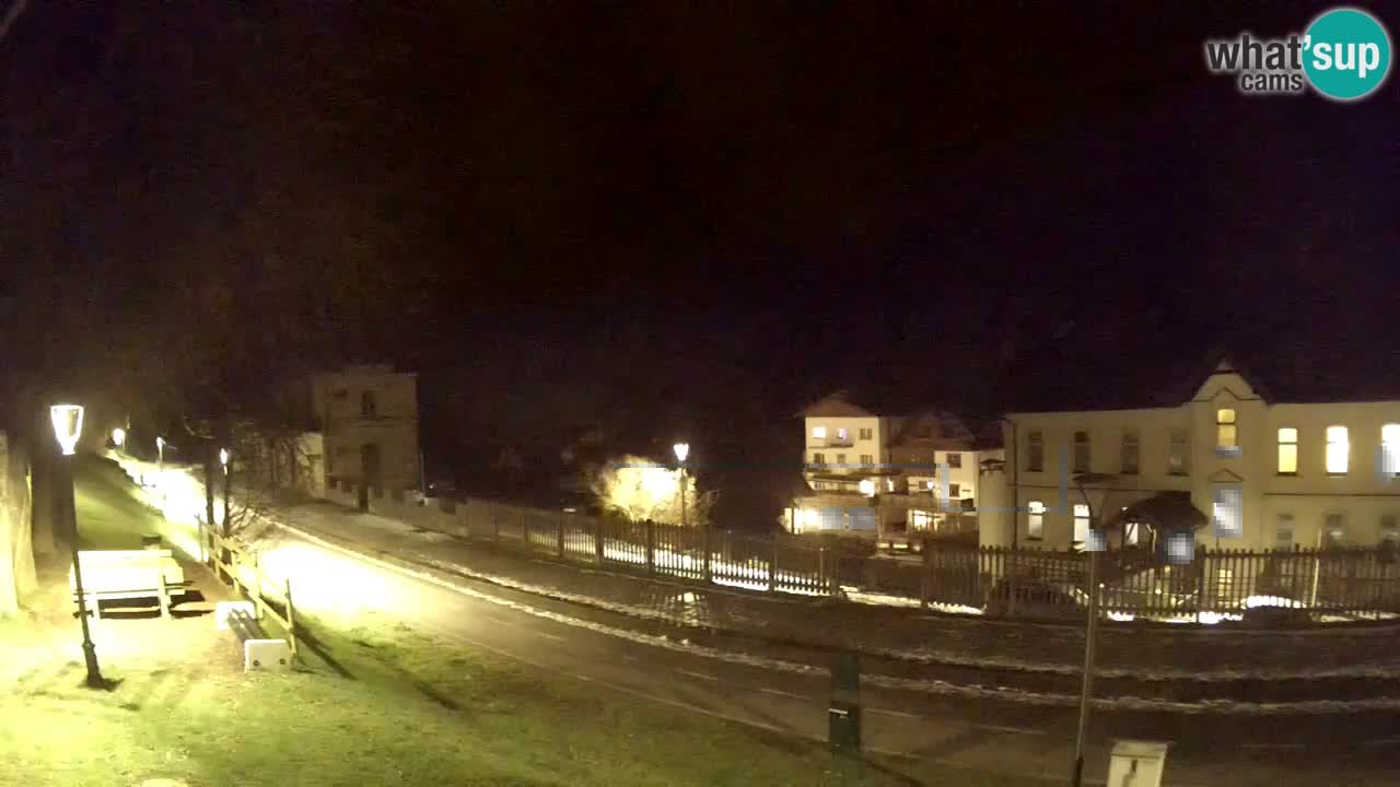 Tarvisio Live webcam – pista ciclabile e il gruppo del Mangart