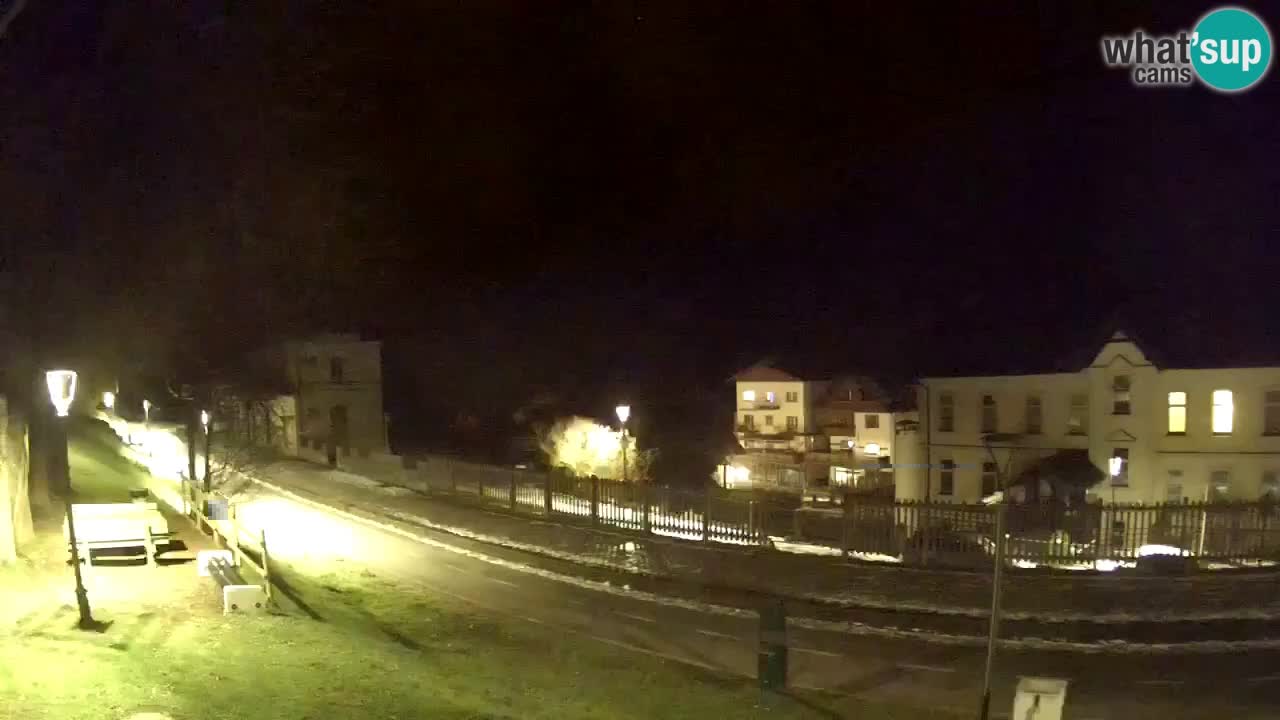 Tarvisio Live webcam – pista ciclabile e il gruppo del Mangart