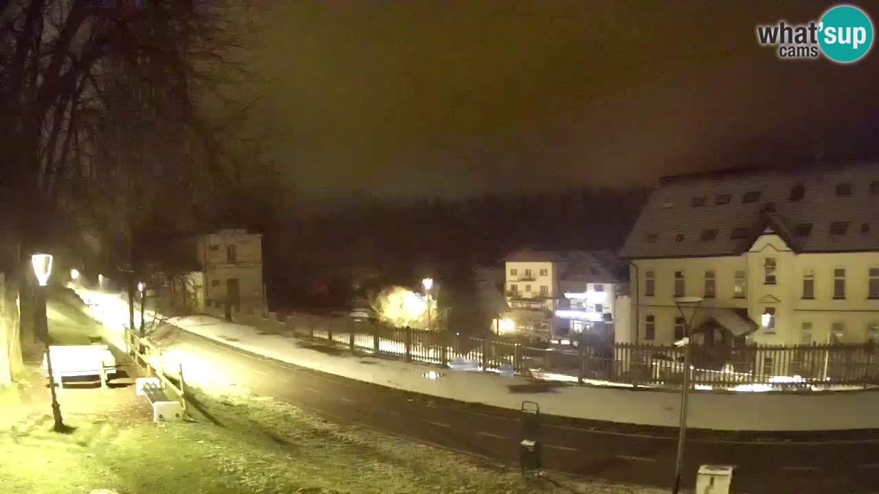 Tarvisio Live webcam – pista ciclabile e il gruppo del Mangart