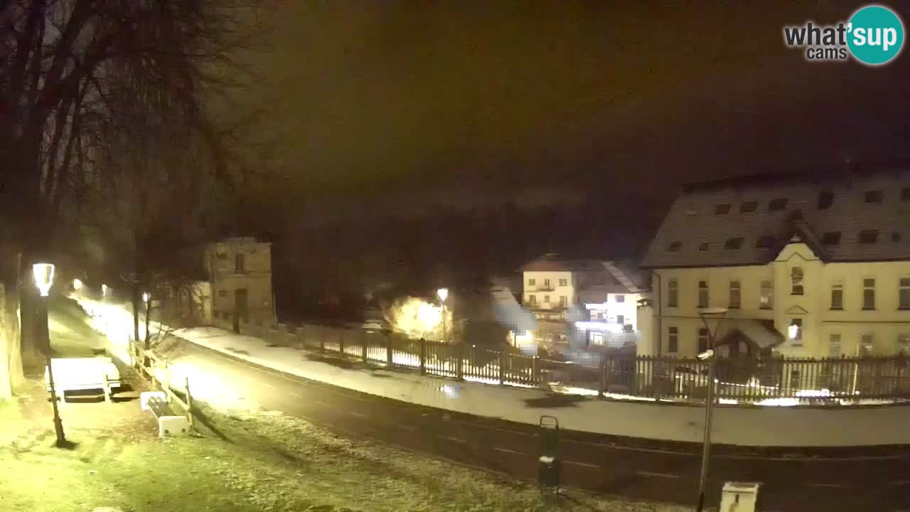 Tarvisio Live webcam – pista ciclabile e il gruppo del Mangart