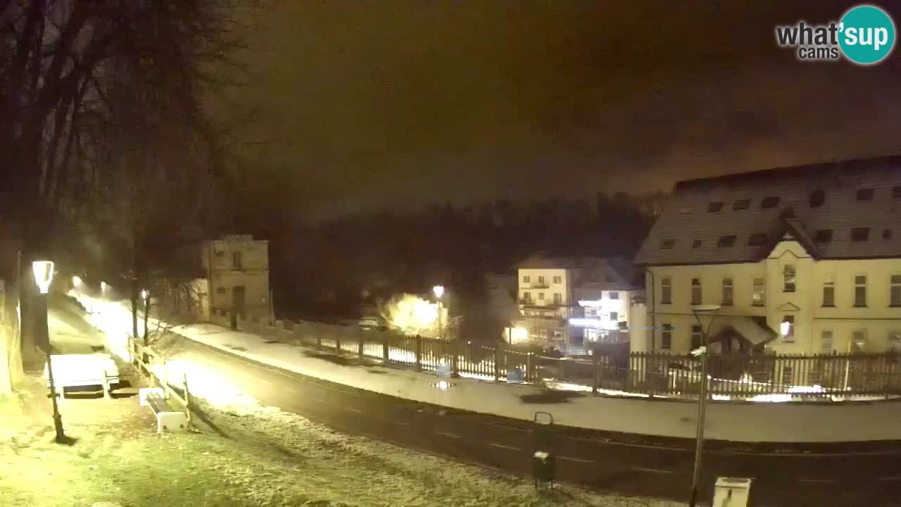 Tarvis webcam – Radweg und Mangart