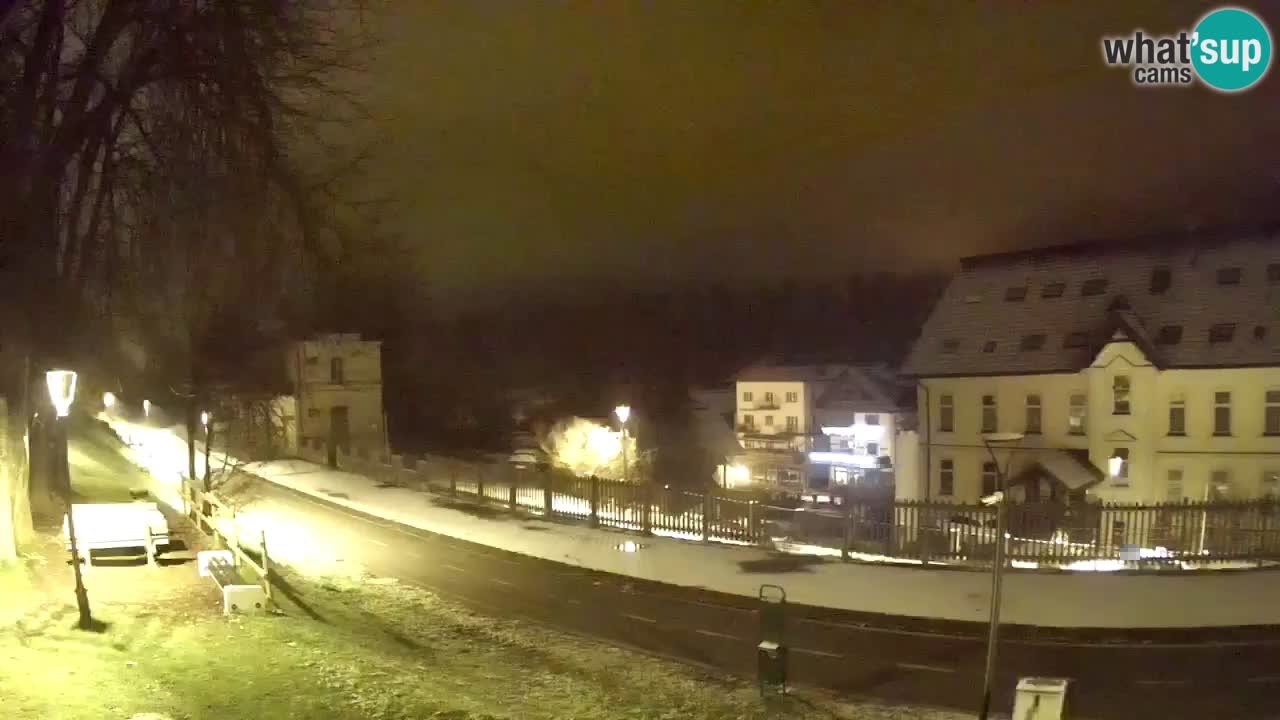 Tarvisio Live webcam – pista ciclabile e il gruppo del Mangart