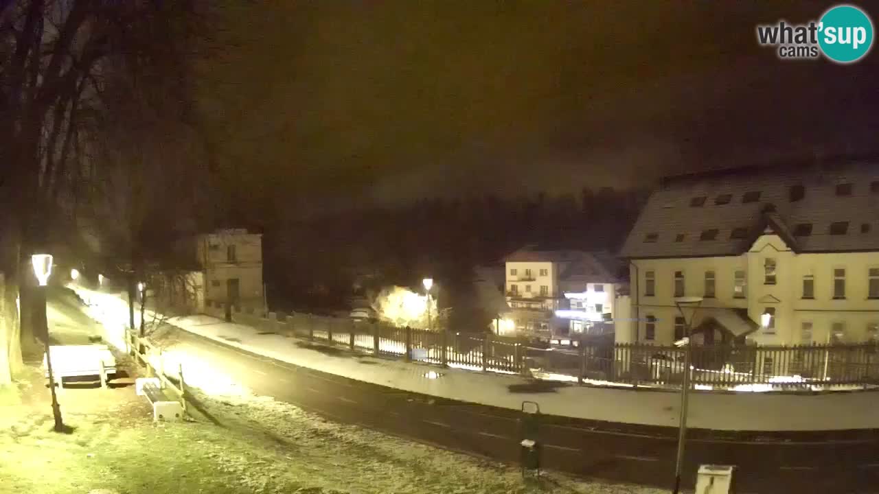 Tarvis webcam – Radweg und Mangart