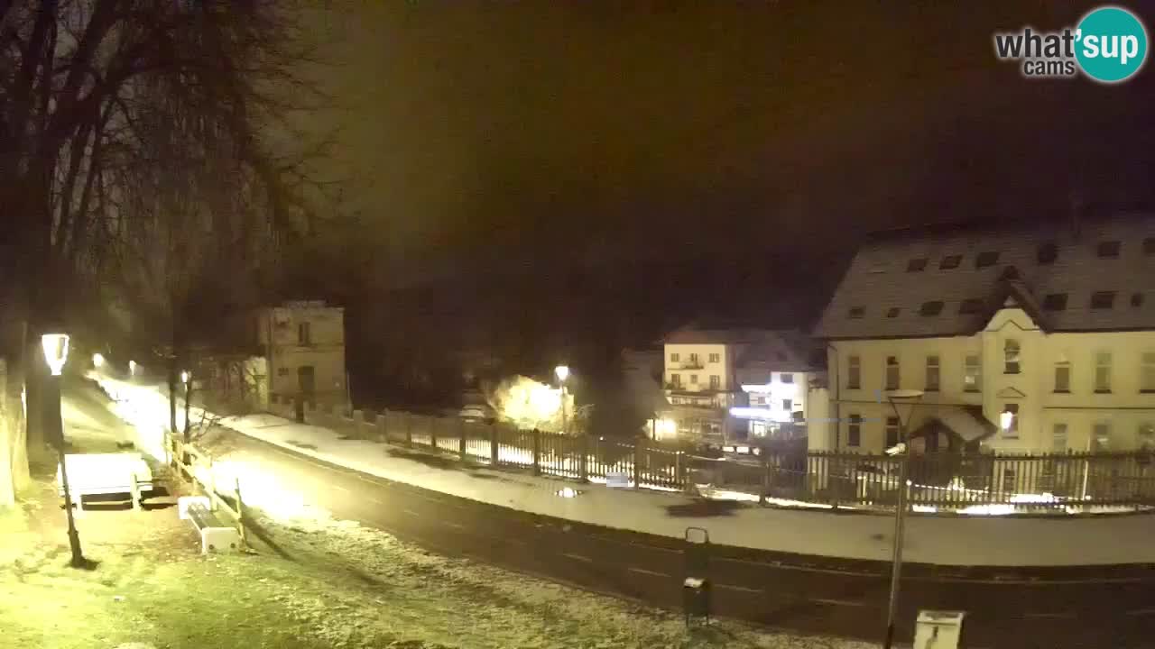 Tarvisio Live webcam – pista ciclabile e il gruppo del Mangart