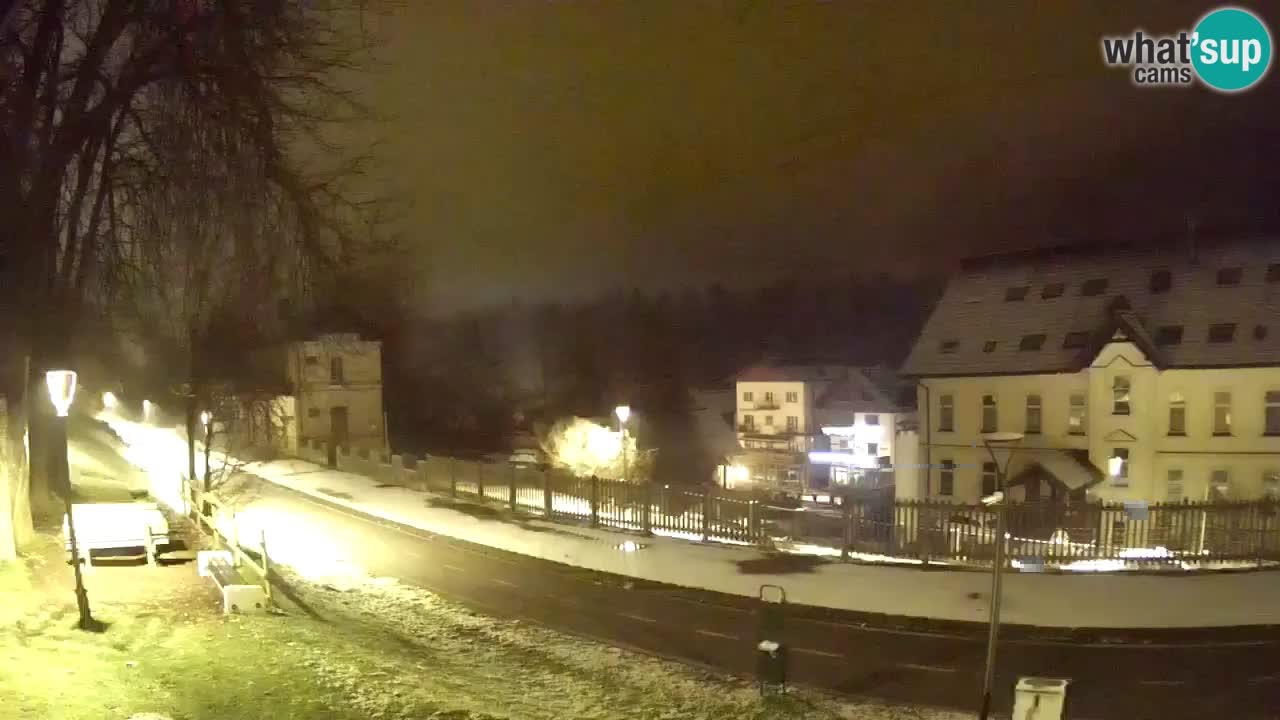 Tarvis webcam – Radweg und Mangart