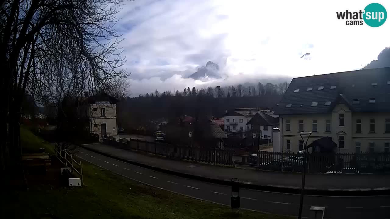 Tarvis webcam – Radweg und Mangart