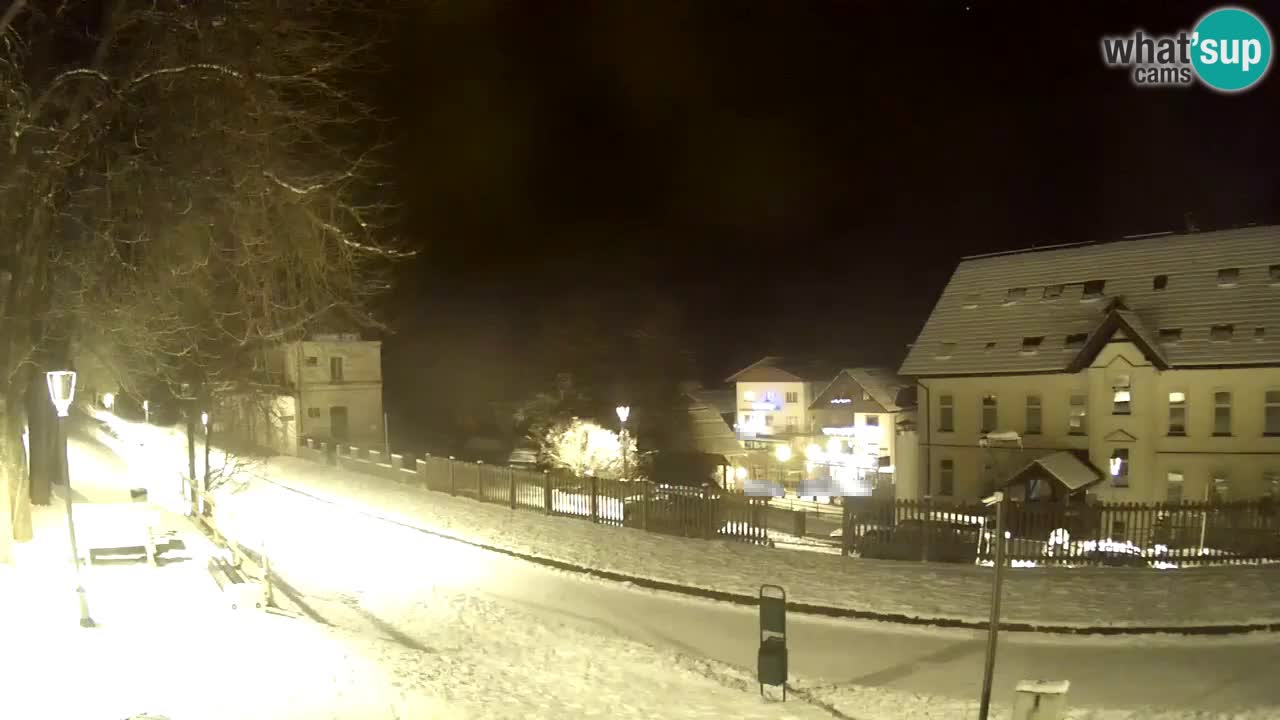 Tarvisio webcam – Bicycle lane and Mangart mountain