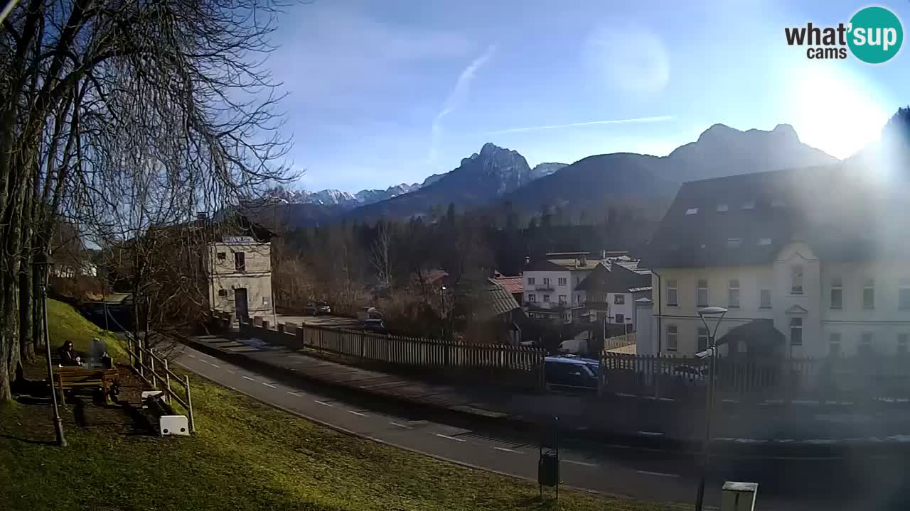 Tarvis webcam – Radweg und Mangart