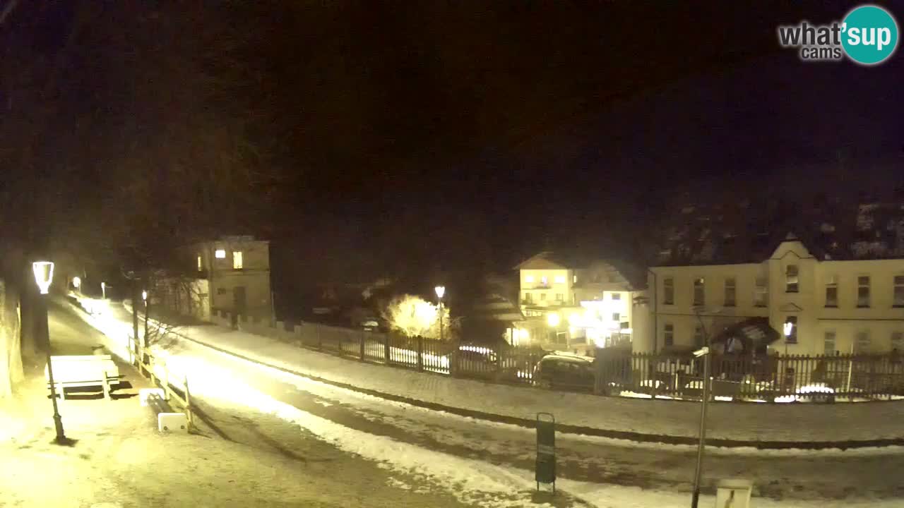 Tarvis webcam – Radweg und Mangart