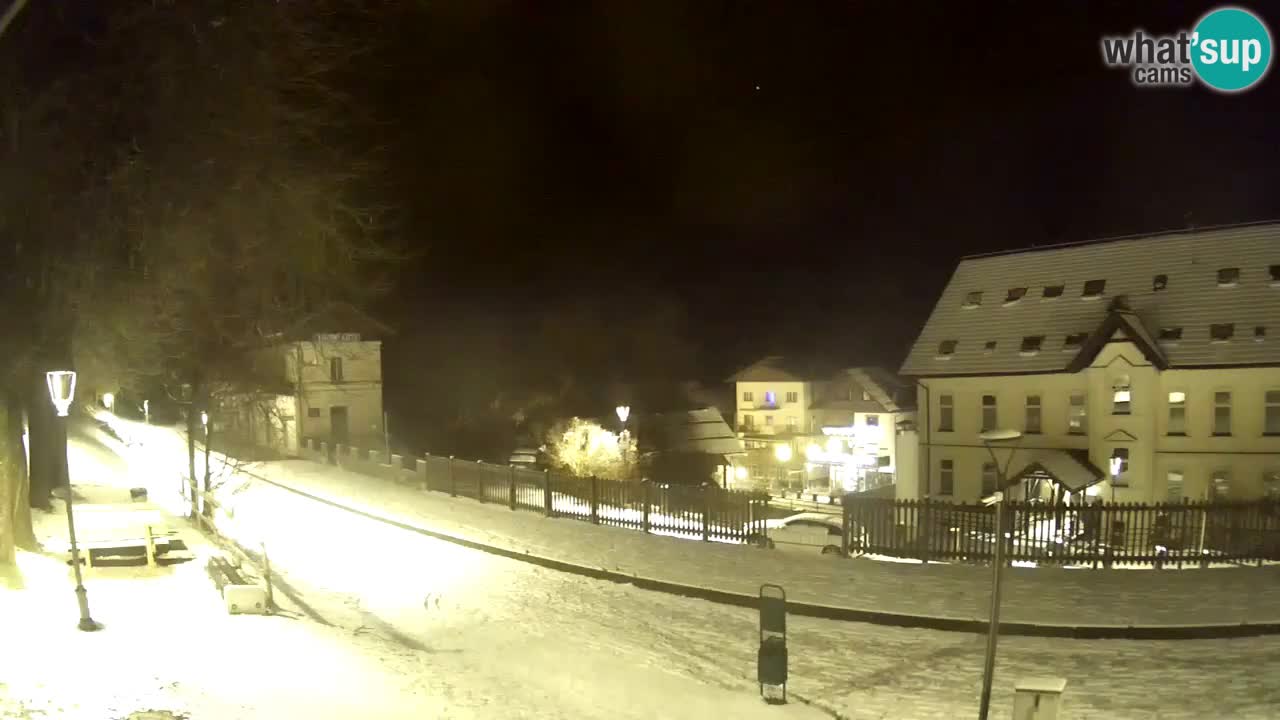 Tarvis webcam – Radweg und Mangart