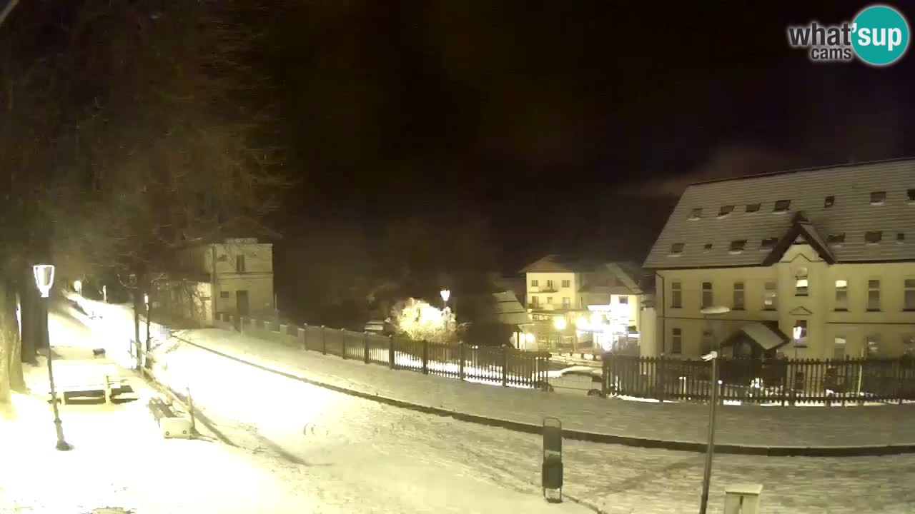 Tarvisio webcam – Bicycle lane and Mangart mountain