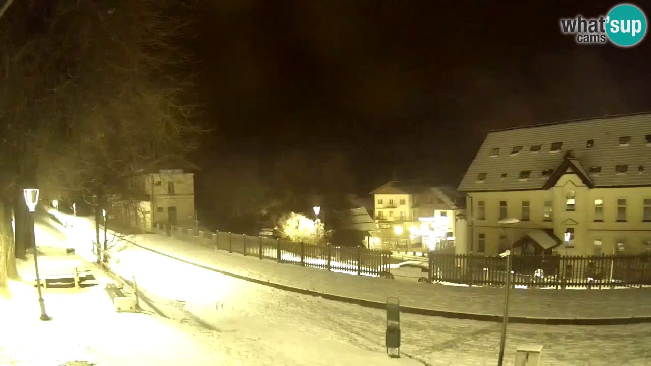 Tarvis webcam – Radweg und Mangart