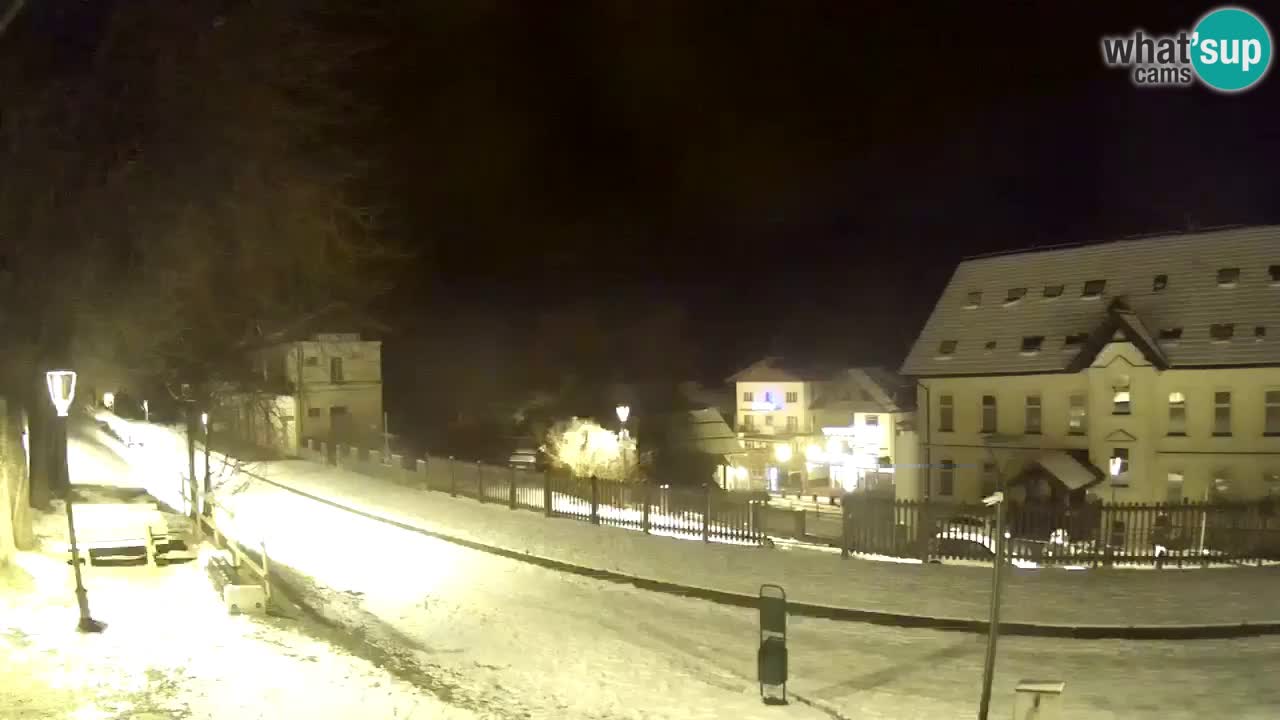 Tarvis webcam – Radweg und Mangart