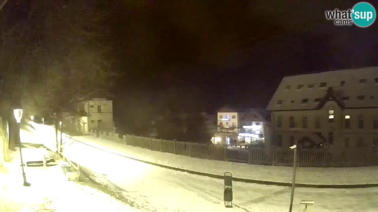 Tarvis webcam – Radweg und Mangart