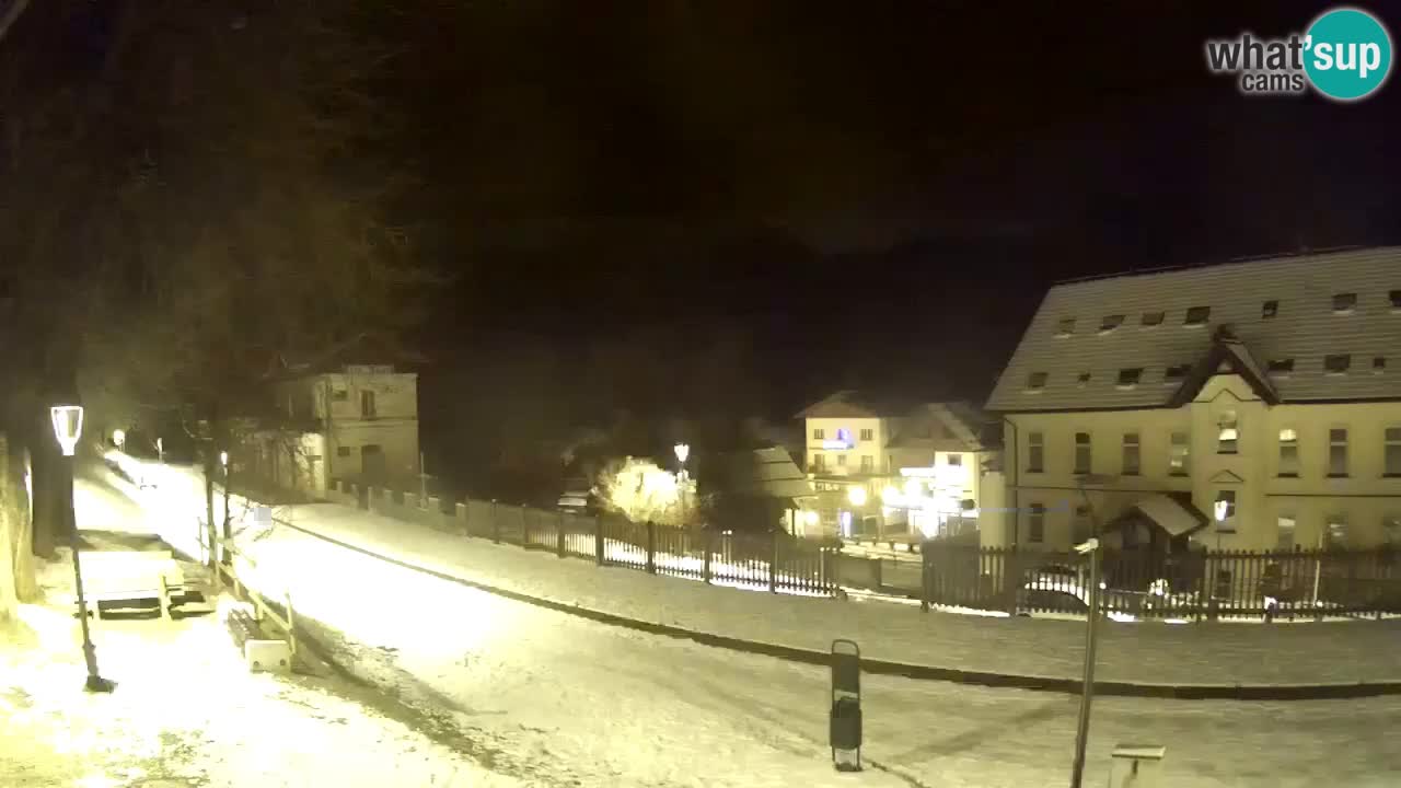 Tarvisio webcam – Bicycle lane and Mangart mountain