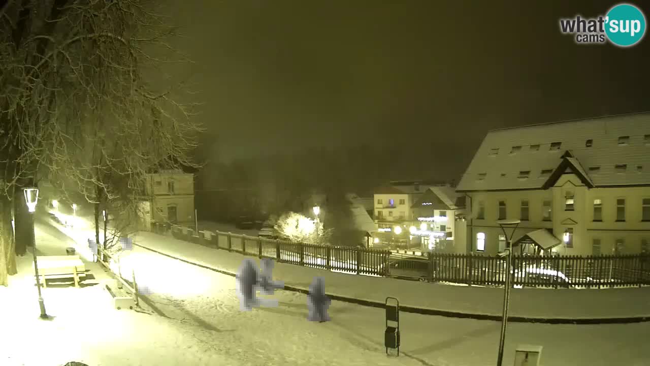 Tarvisio Live webcam – pista ciclabile e il gruppo del Mangart