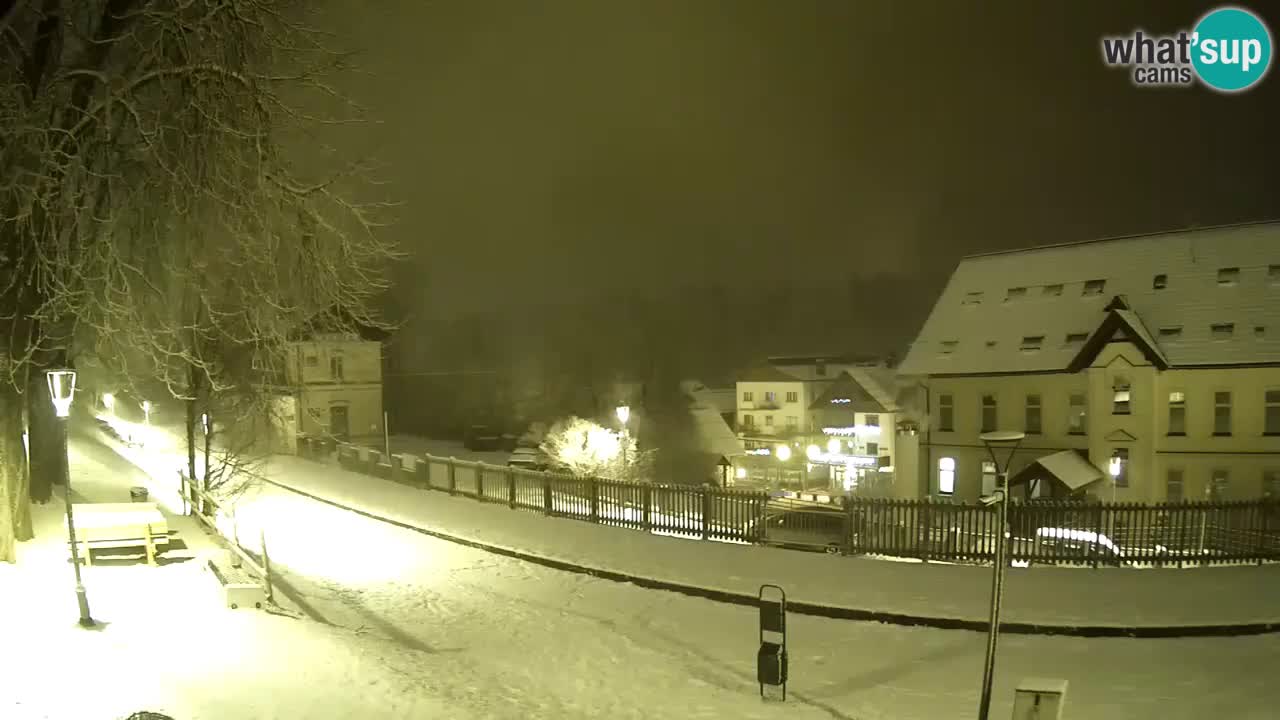 Tarvisio Live webcam – pista ciclabile e il gruppo del Mangart