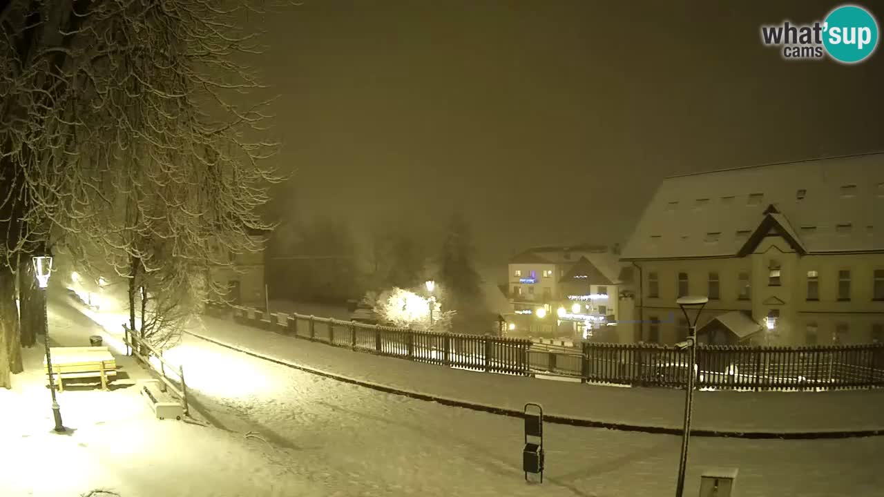 Tarvisio webcam – Bicycle lane and Mangart mountain