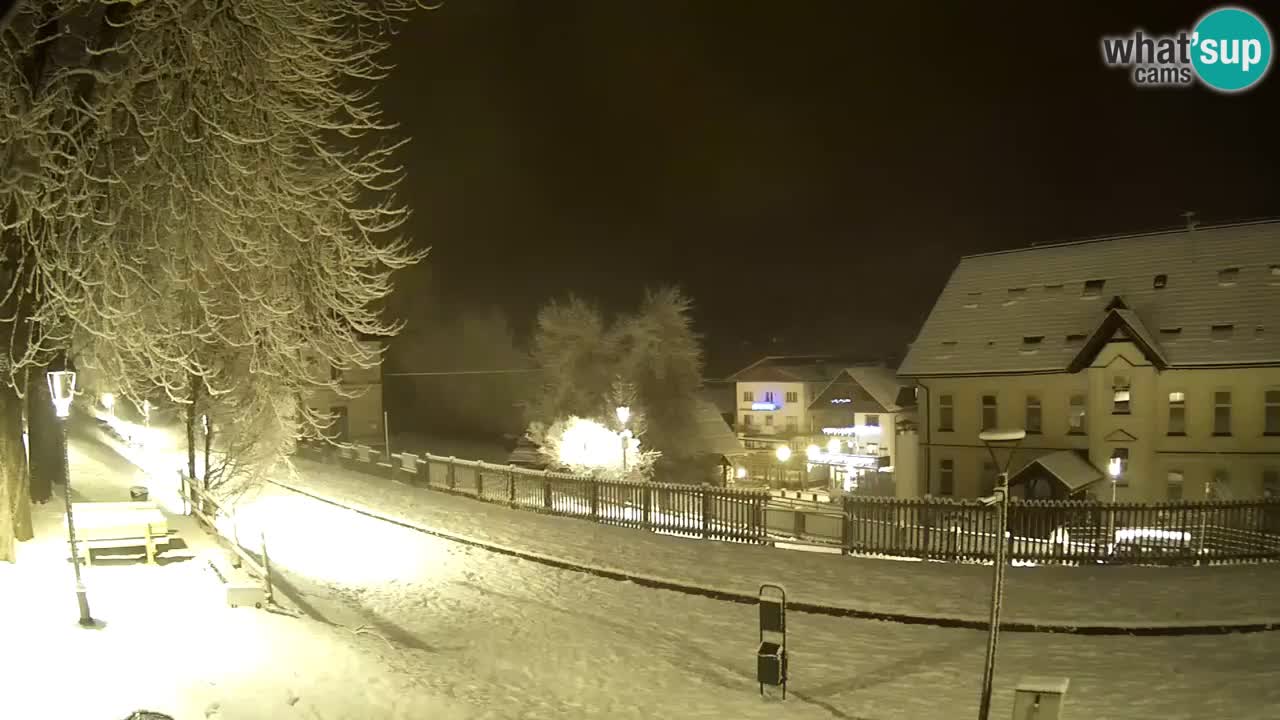 Tarvisio Live webcam – pista ciclabile e il gruppo del Mangart