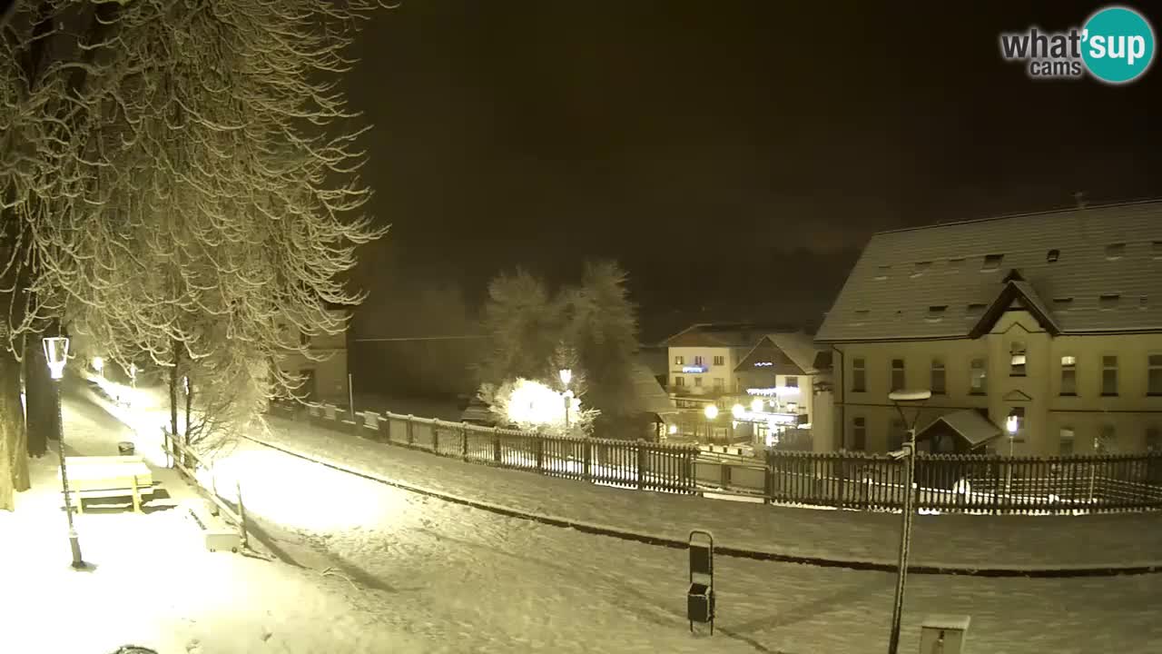 Tarvisio webcam – Bicycle lane and Mangart mountain