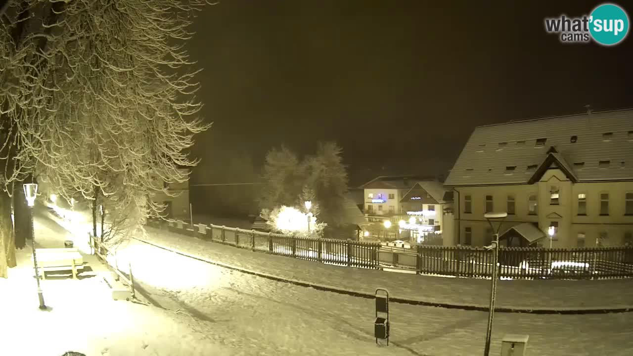 Tarvisio webcam – Bicycle lane and Mangart mountain