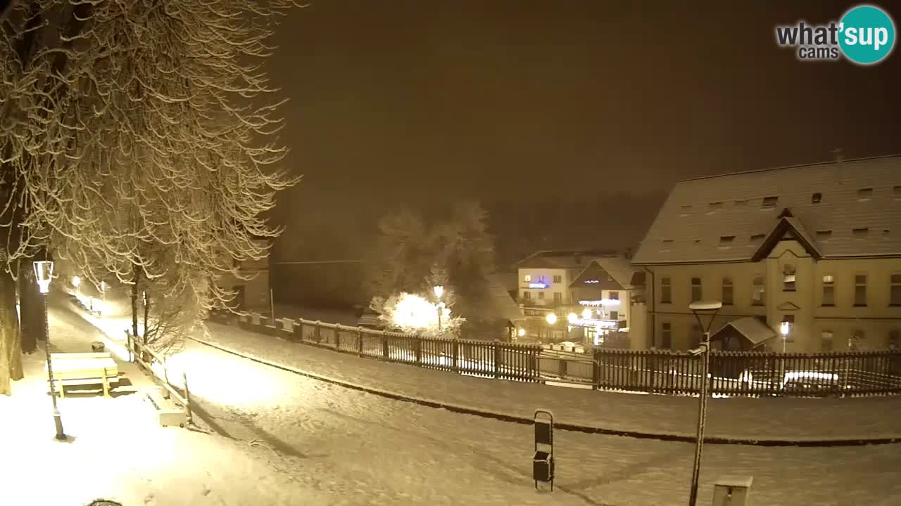 Tarvisio webcam – Bicycle lane and Mangart mountain