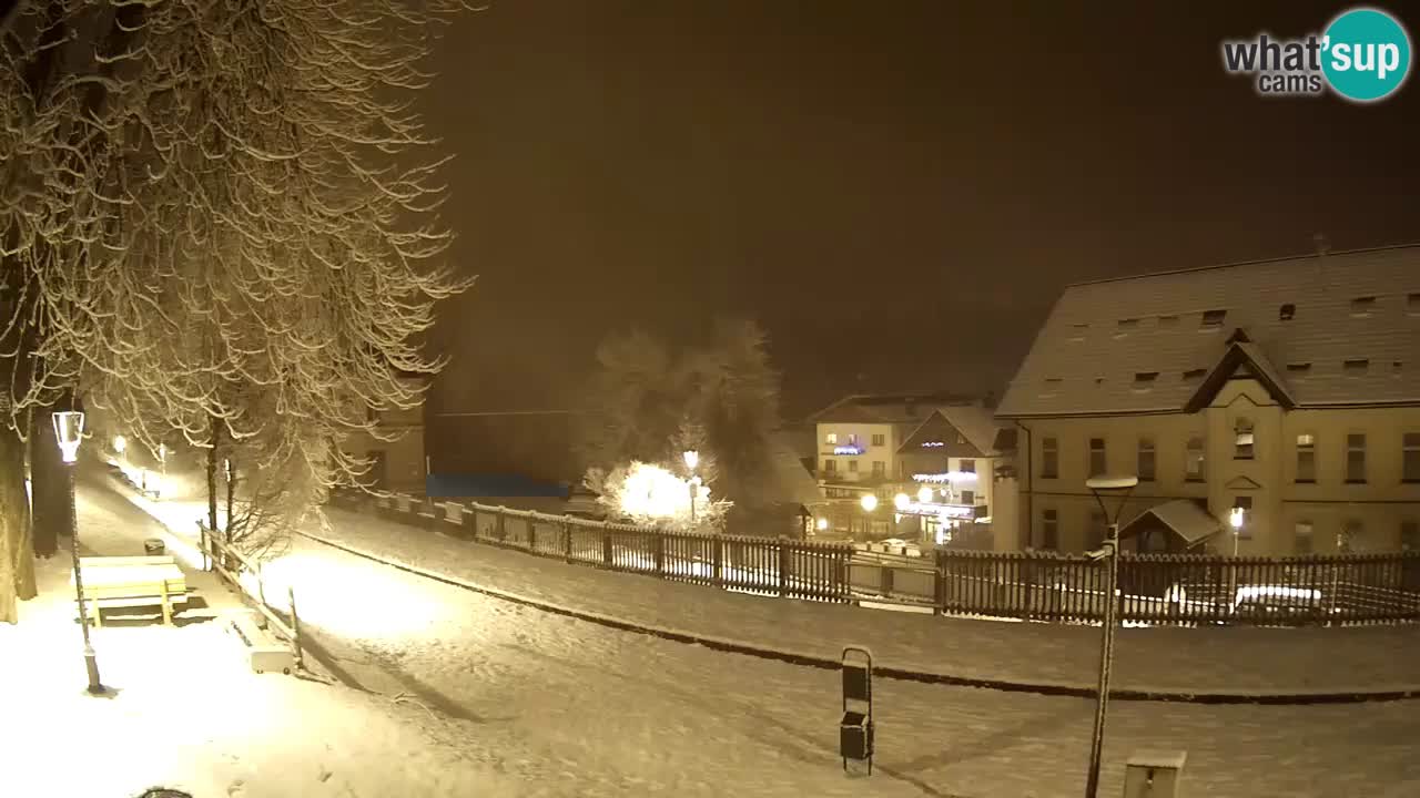 Tarvisio webcam – Bicycle lane and Mangart mountain