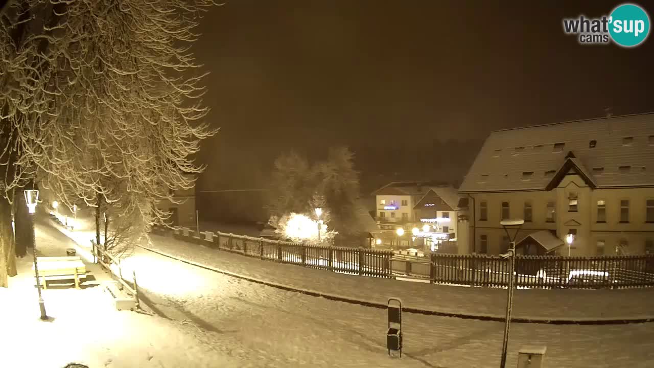 Tarvisio webcam – Bicycle lane and Mangart mountain