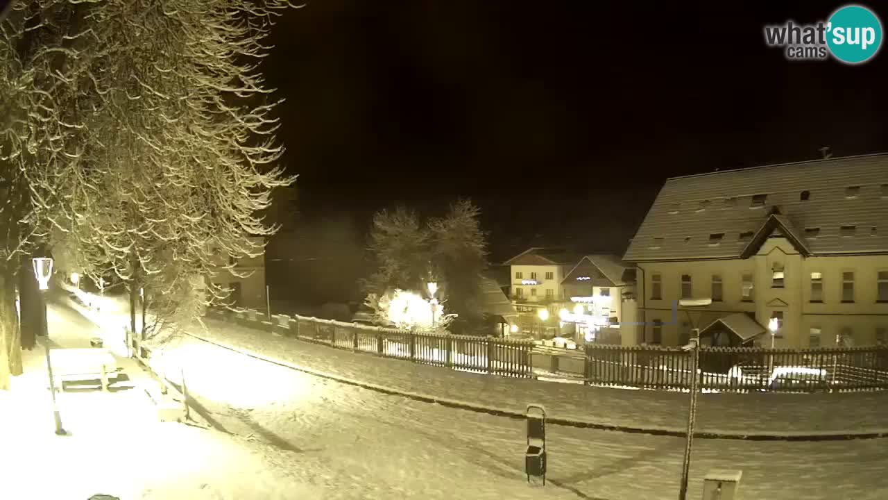 Tarvisio Live webcam – pista ciclabile e il gruppo del Mangart