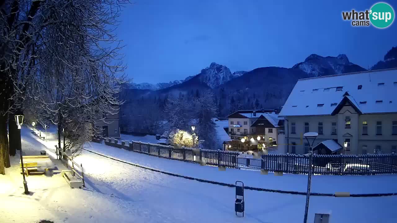 Tarvisio webcam – Bicycle lane and Mangart mountain