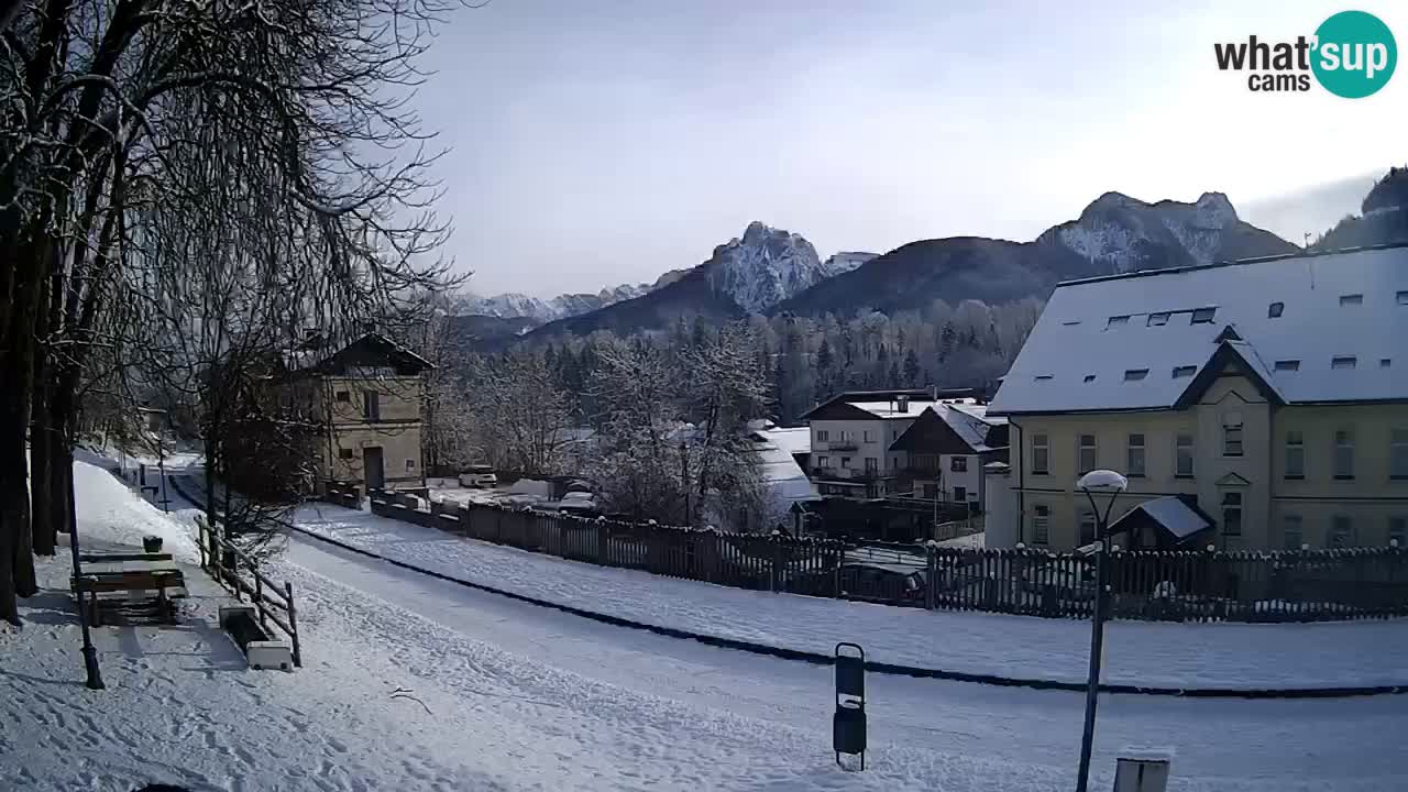 Tarvisio webcam – Bicycle lane and Mangart mountain