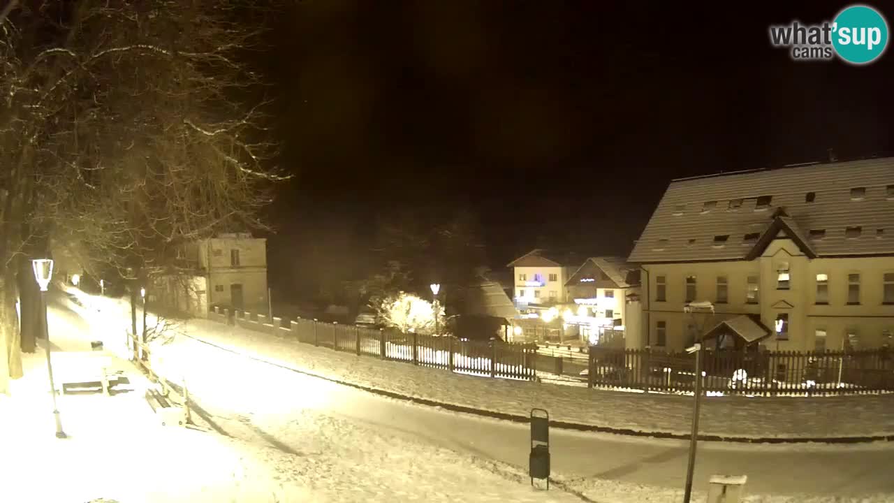 Tarvisio Live webcam – pista ciclabile e il gruppo del Mangart